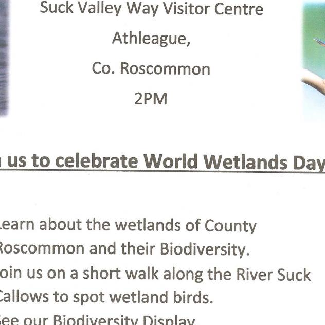 Suck Valley Way News World Wetlands Day  Sunday 2nd February