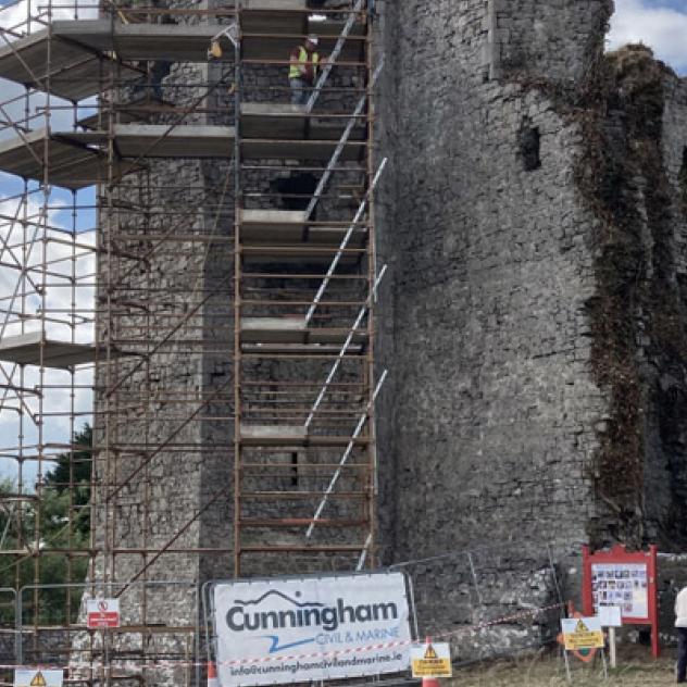 Suck Valley Way News The Care and Conservation of a Medieval Castle Ruin: Traditional Skills Course